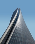 城市建筑仰拍