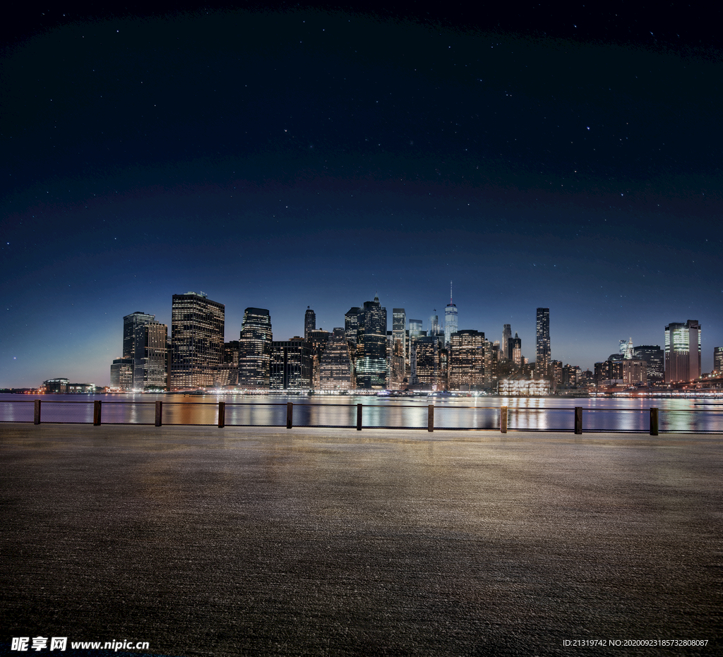 汽车海报背景 城市夜景