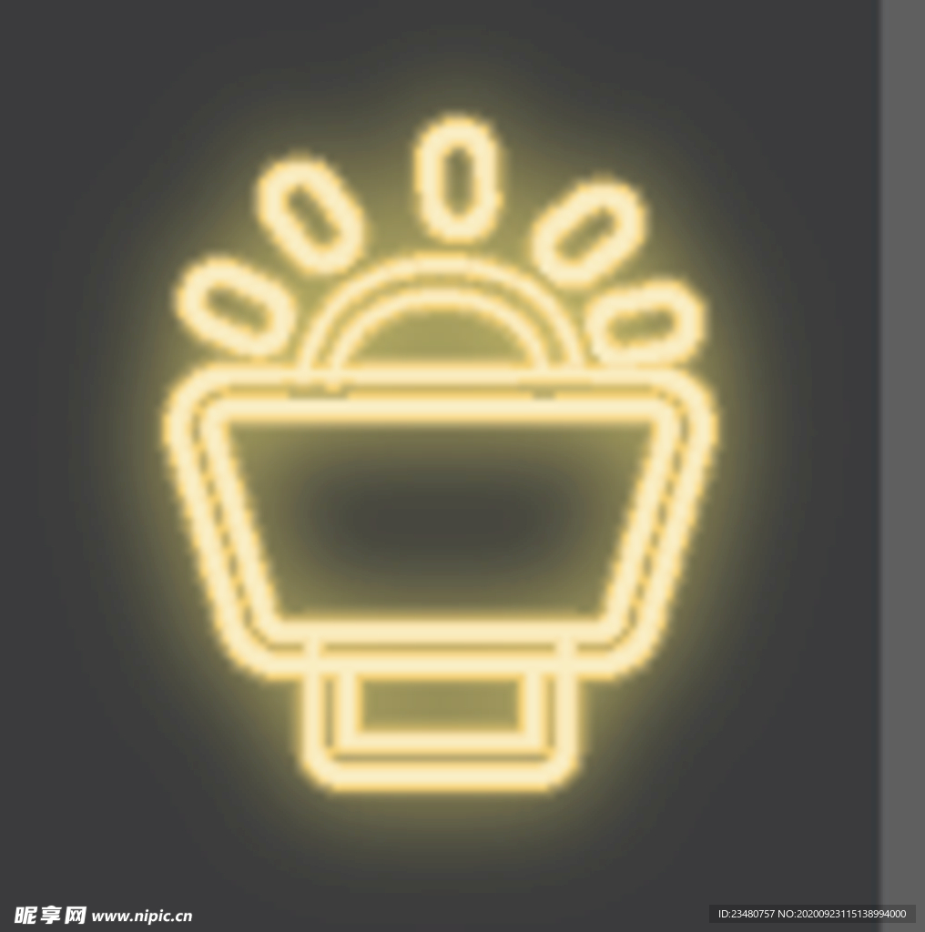 霓虹灯灯泡