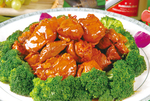 红酒焖鹿肉