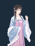 抹胸长裙古风少女（不分层）