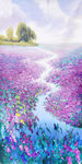 水彩画 山水画 玄关图