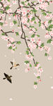 花鸟画 梅花 飞鸟 玄关图