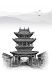 古代建筑中国风
