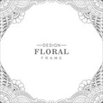 手绘花纹边框