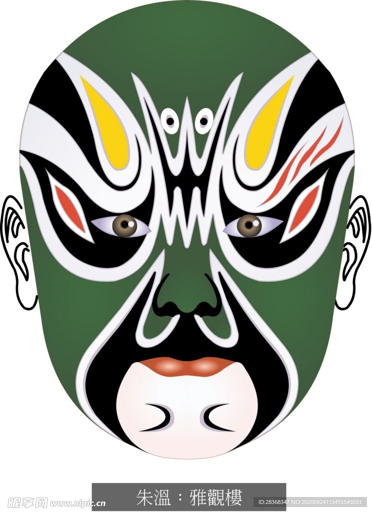 京剧脸谱