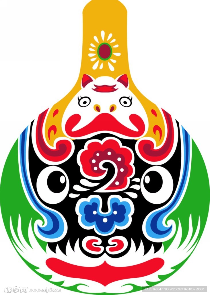 马勺脸谱