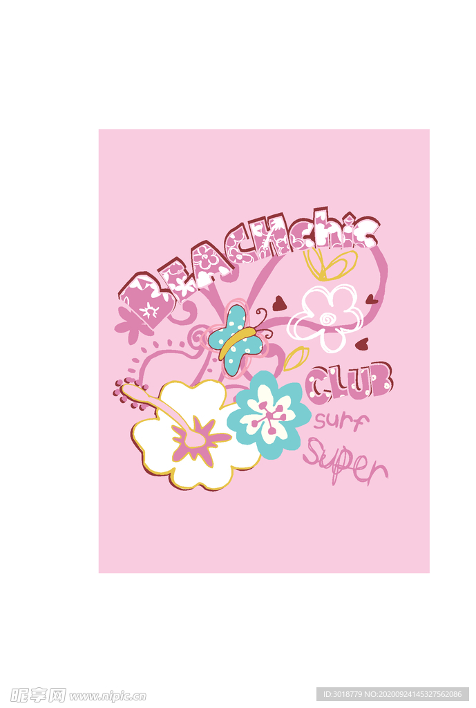 幼童印花