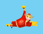 卡通牛