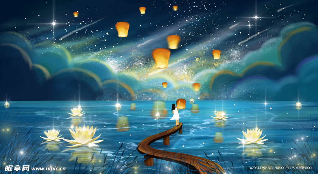 中秋节创意海报