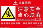 当心跌落