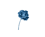 蓝色纸花