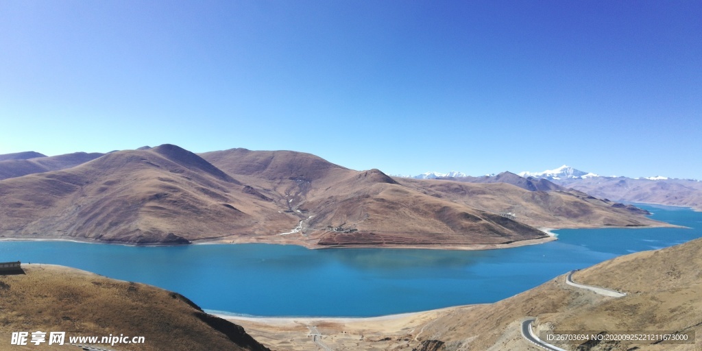 高原山水风光图片