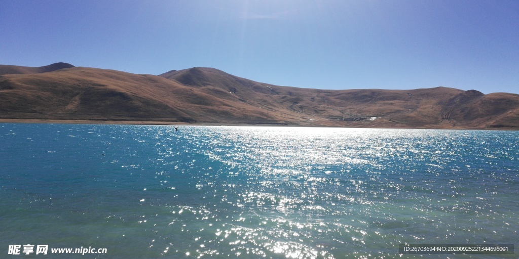 高原大山湖泊山水风光