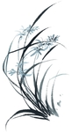 水墨花卉
