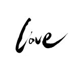 LOVE字体字形主题海报素材