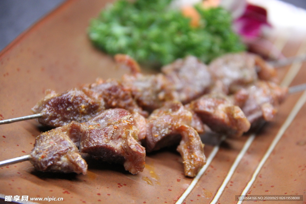 烤肉美食食材活动海报背景素材