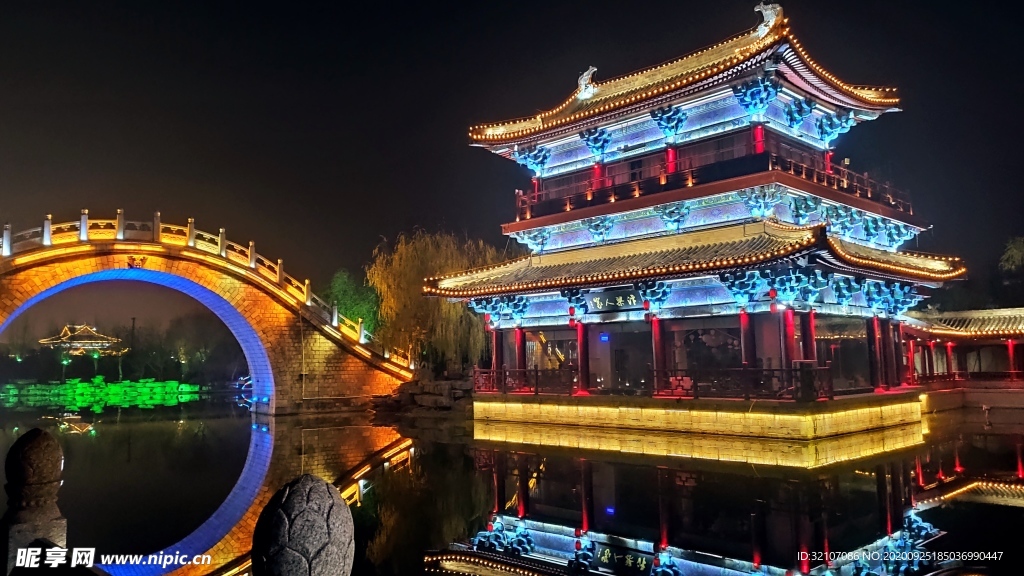 开封夜景