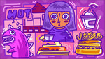 涂鸦插画
