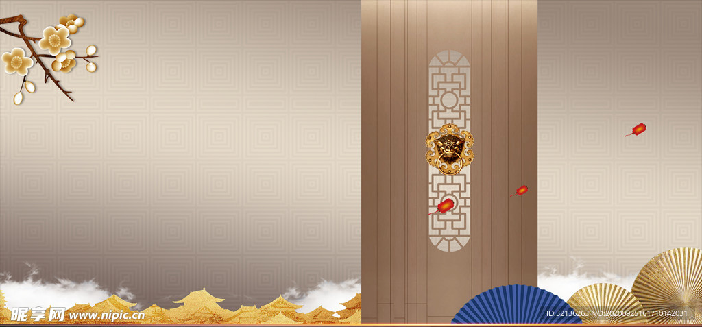 中式背景