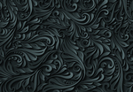 立体花纹3D花纹背景雕刻纹理