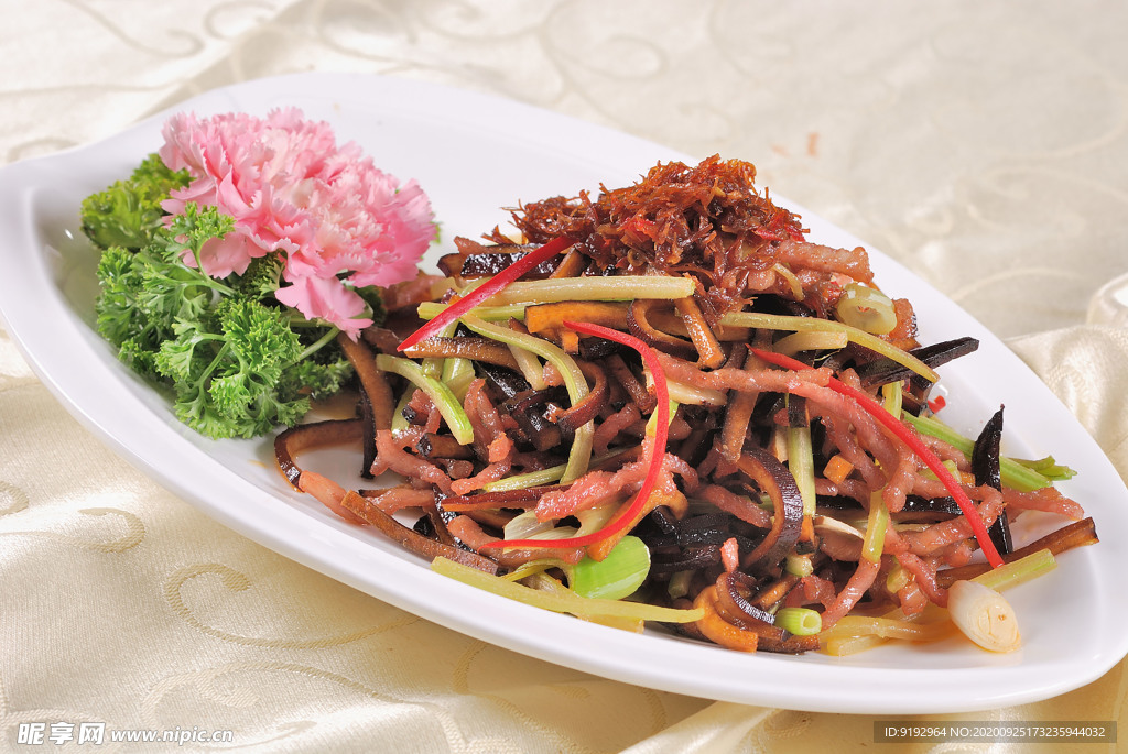 香干脆肉丝