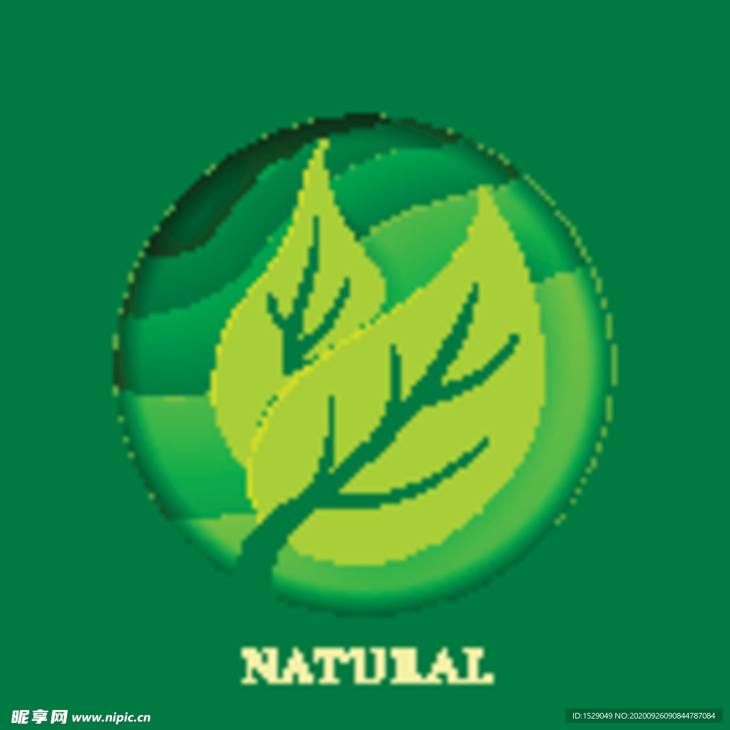 绿色树叶背景