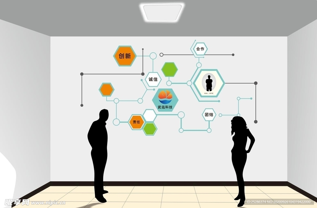 科技公司文化墙