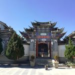 古典庭院大门建筑图片