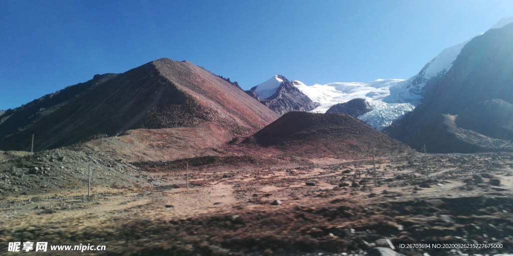 雪山冰川风光