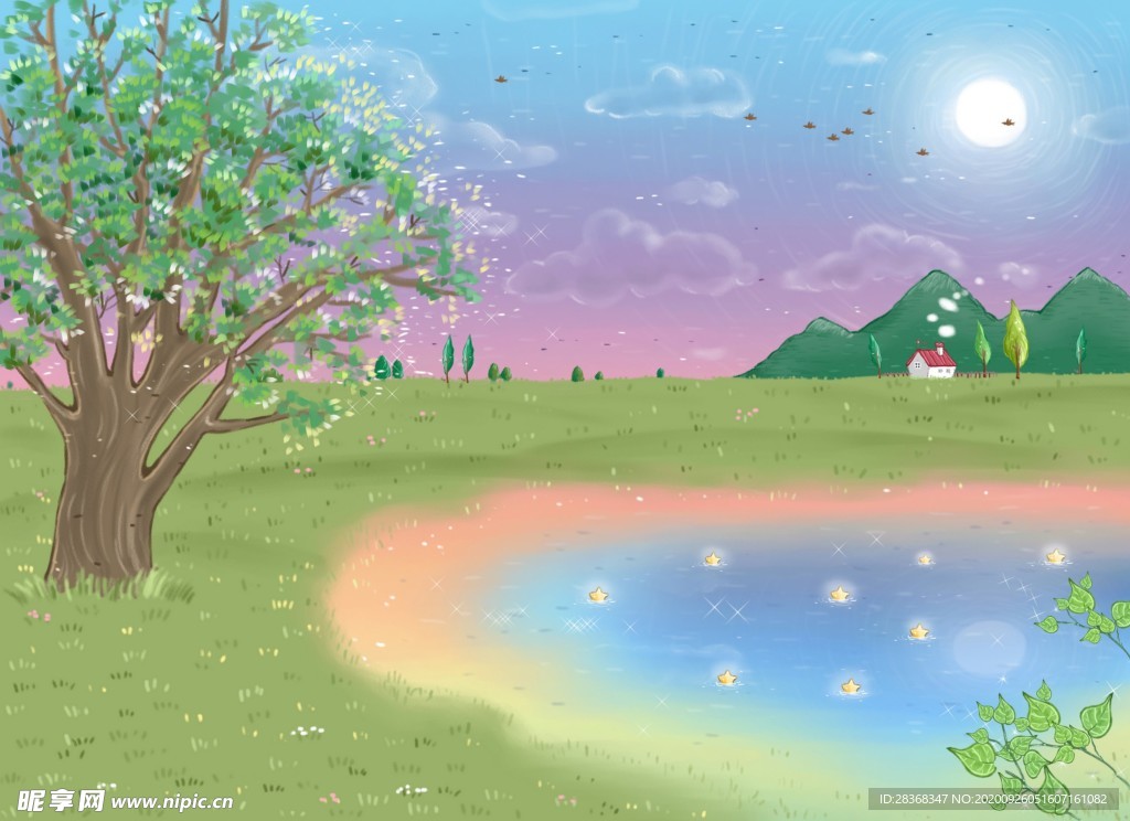 卡通梦幻场景