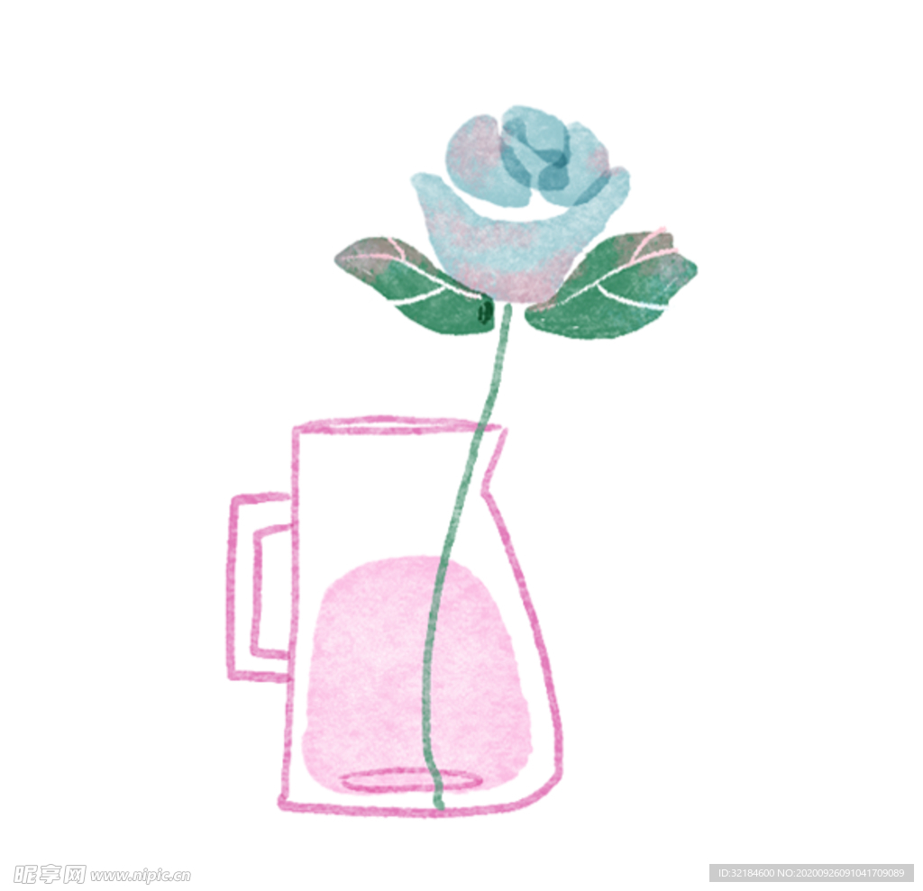 水彩植物