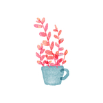 水彩植物
