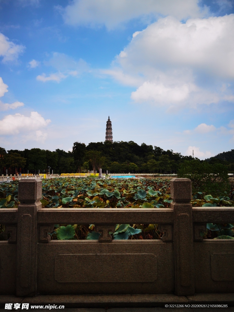 顺峰山下的大明湖畔