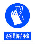 必须戴防护手套