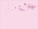 硅藻泥背景 树叶鸟 LOVE