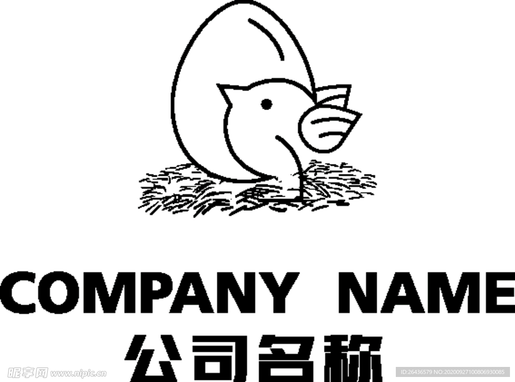 小鸡LOGO