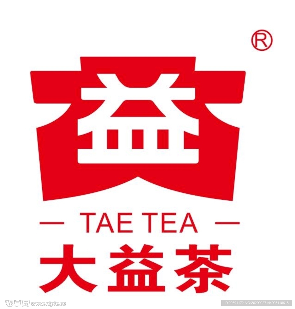 矢量大益茶logo