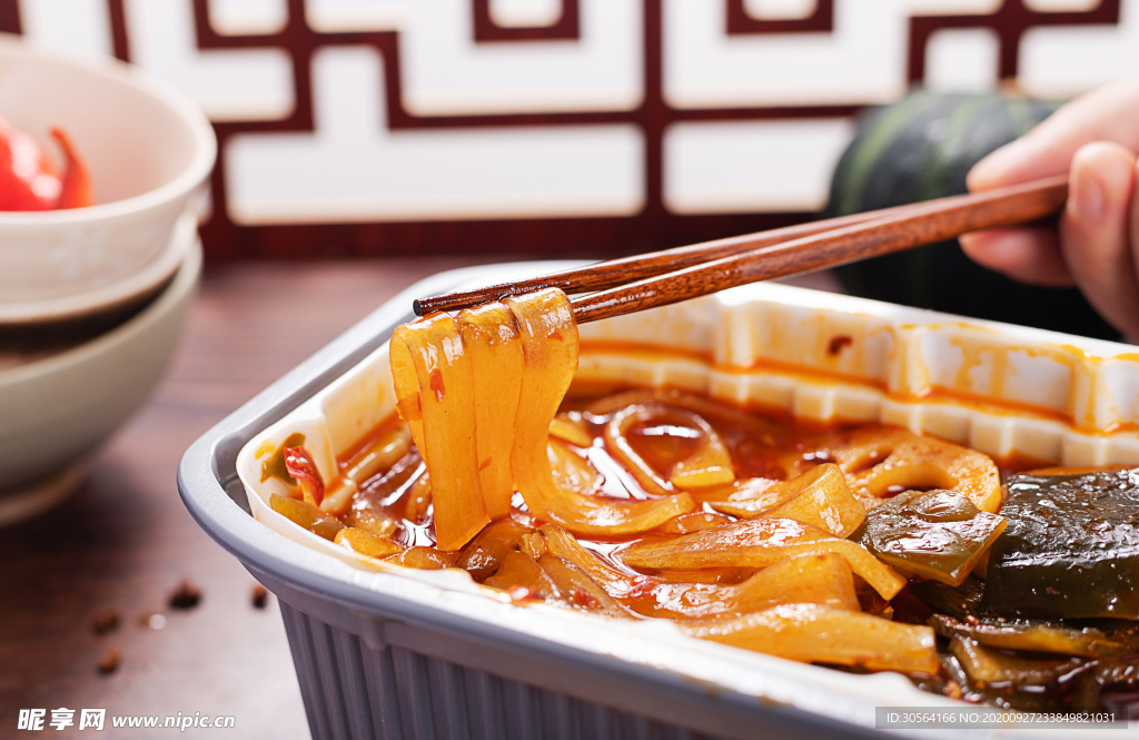 自制火锅美食食材背景海报素材