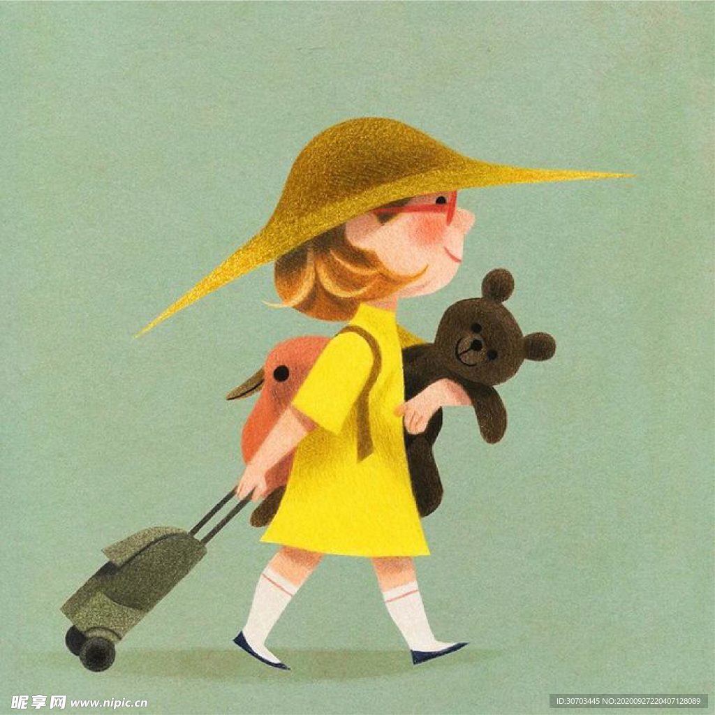 旅行的小孩
