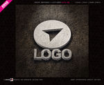 武藏LOGO样机 前台样机 形
