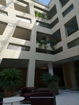 高楼建筑沙发家具背景