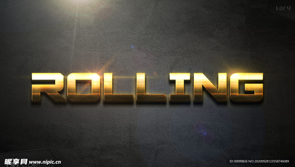 特级质感金属特效字