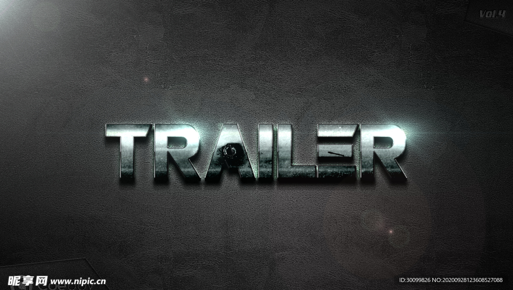 特级质感金属特效字