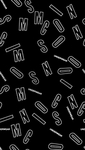 英文 数码 字体 字母 黑白