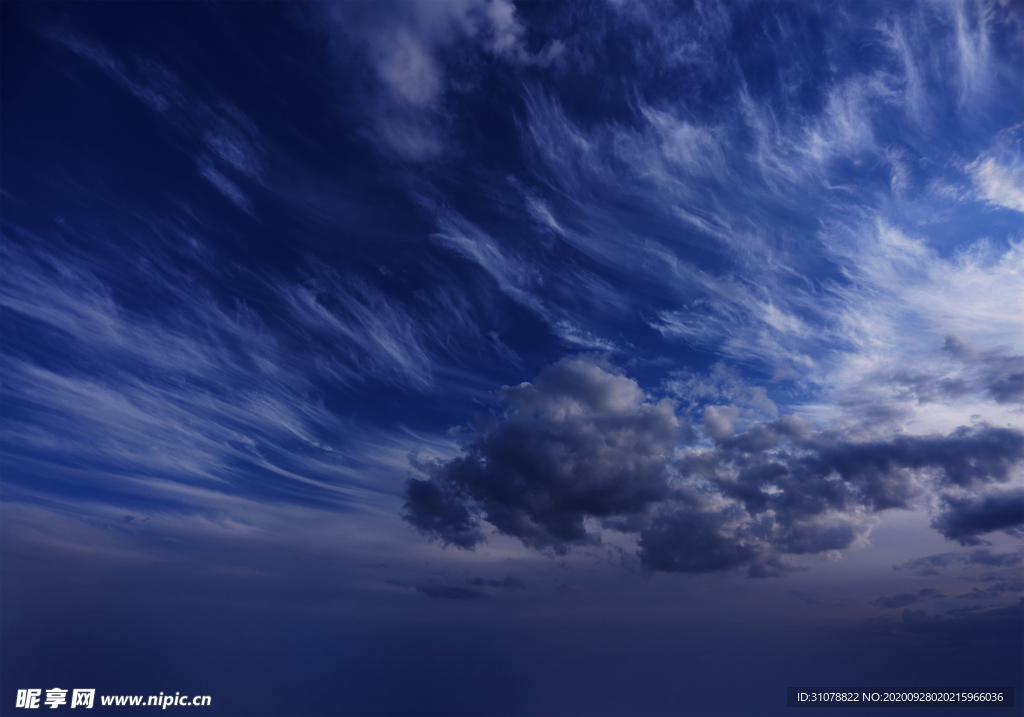 浩瀚天空绚丽背景