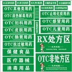 药店专柜标识牌