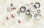 大理石背景墙