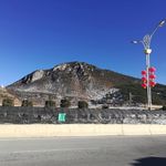 凉亭高山道路风景