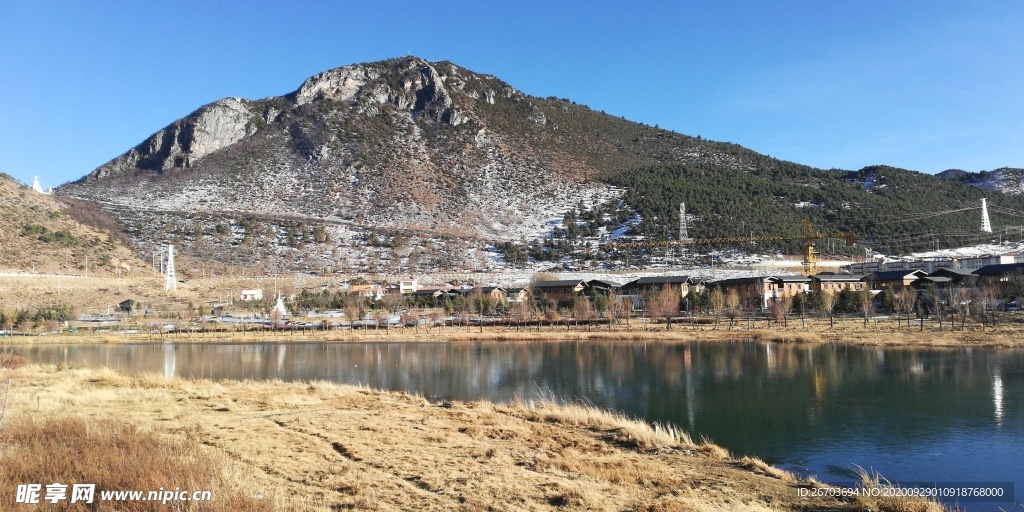 湖泊山水风景